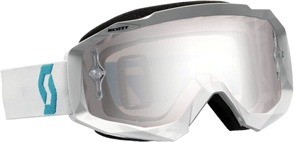 SCOTT Hustle Goggle White/Mint Green W/Silver Chrome Lens 217782-4059269