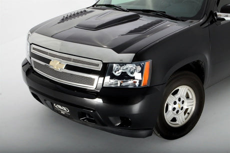 AVS 07-14 Chevy Tahoe (Excl. Hybrid Models) Aeroskin Low Profile Hood Shield - Chrome 622011