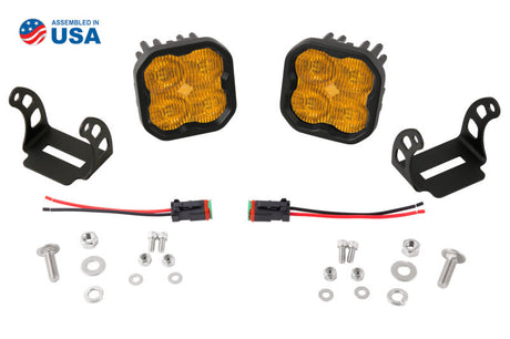 Diode Dynamics SS3 Max ABL - Yellow Combo Standard (Pair) DD6970P