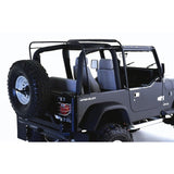 Rampage 1987-1995 Jeep Wrangler(YJ) Soft Top Hardware - Black 69999