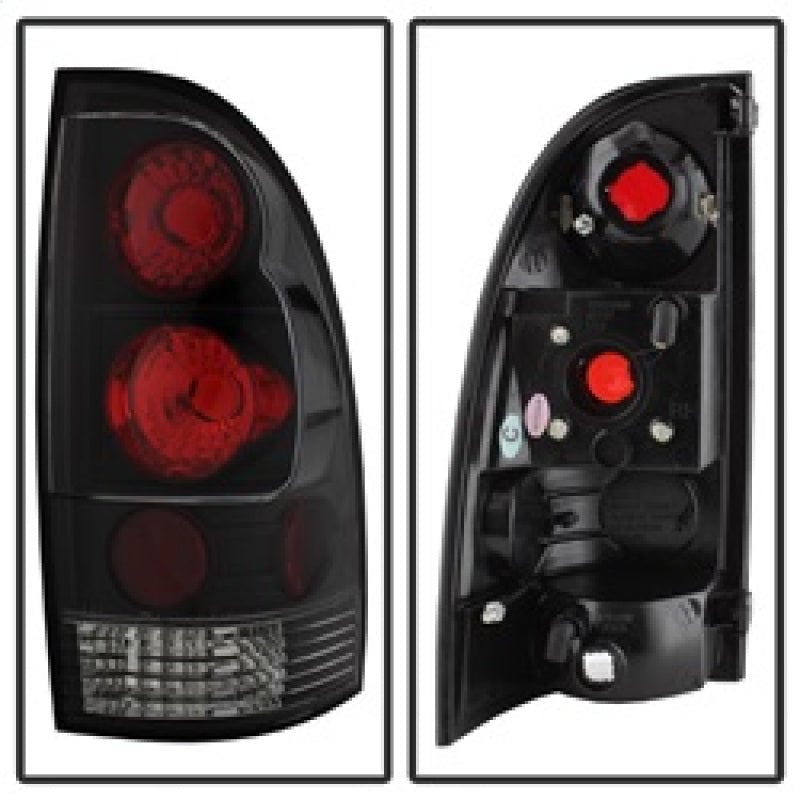 Spyder Toyota Tacoma 05-15 Euro Style Tail Lights Black ALT-YD-TT05-BK 5007896