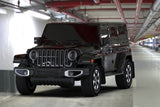 Rally Armor 18-22 Jeep JL Wrangler Black UR Mud Flap w/ Blue Logo MF54-UR-BLK/BL