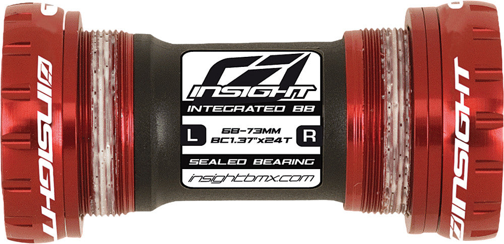 INSIGHT External Bottom Bracket Red INBB000RDRD
