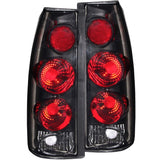 ANZO 1999-2000 Cadillac Escalade Taillights Dark Smoke 3D Style 211154
