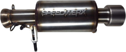 SPEEDWERX Muffler L2 Stainless 6000 R/Sx Adjustable AC600M-11-ADJ
