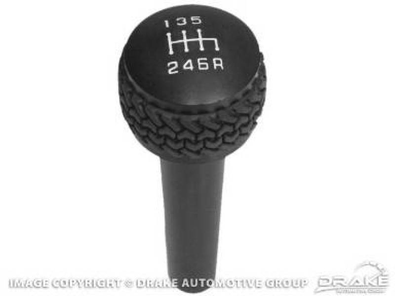 DV8 Offroad 2005-2010 Jeep TJ/JK 6-Speed Shift Knob Black Finish D-JP-180012-BK
