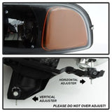 xTune GMC Sierra 99-06 /Yukon 00-06 Headlights & LED Bumper Lights - Black HD-JH-GS99-LED-SET-BK 9037399