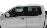 AVS 2022 Nissan Frontier Crew Cab Ventvisor In-Channel Window Deflectors - 4pc - Smoke 194788