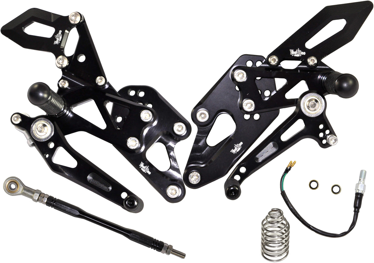 VOODOO Billet Rear Set Black VRD1325