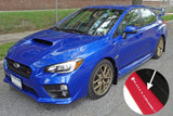 Rally Armor 15-21 Subaru WRX/STI (Sedan ONLY) Red UR Mud Flap w/ White Logo MF32-UR-RD/WH