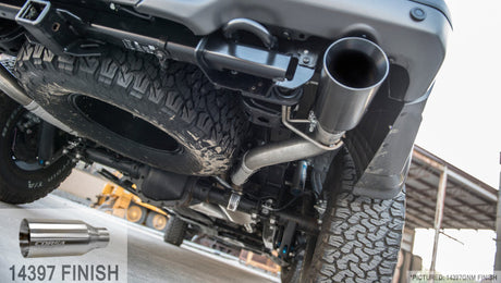 Corsa 2017 Ford F-150 Raptor 3.5L Sport Cat-Back Dual Rear Exit w/ 5in Satin Polished Tip 14397