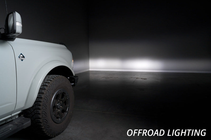 Diode Dynamics 21-Up Ford Bronco Stage Series Fog Pocket Kit - White Sport DD7178