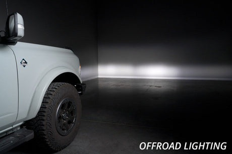 Diode Dynamics 2021 Ford Bronco Stage Series Fog Pocket Kit - White Pro DD7180