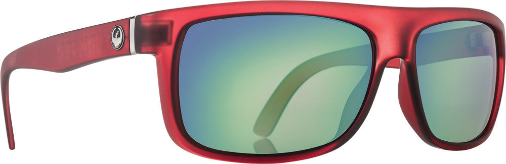 DRAGON Wormser Sunglasses Matte Merlo T W/Green Ion Lens 720-1904