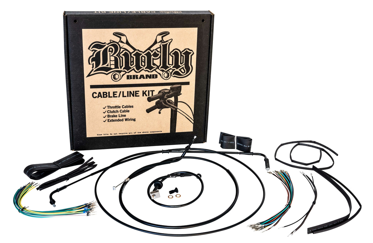 BURLY BRAND Cable Kit 12" Apes B30-1307