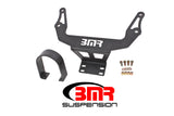BMR 08-17 Challenger Front Driveshaft Safety Loop - Black Hammertone DSL110H