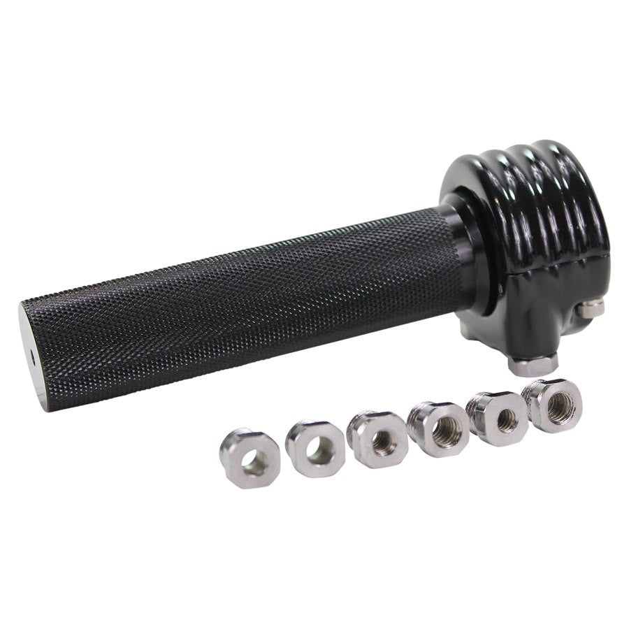 TC BROS 1" Dual Cable Throttle Black 101-0218