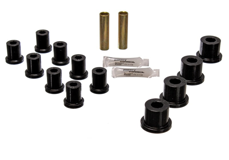 Energy Suspension Jeep Spring Bushing Set - Black 2.2116G