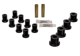 Energy Suspension Jeep Spring Bushing Set - Black 2.2116G