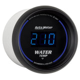 Autometer Cobalt Digital 52.4mm Black 0-300 deg F Water Temperature Gauge 6937