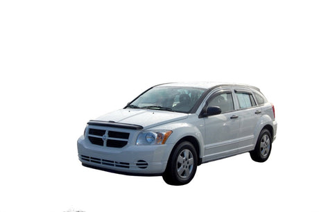 AVS 07-12 Dodge Caliber High Profile Bugflector II Hood Shield - Smoke 24156