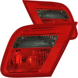 ANZO 2000-2003 BMW 3 Series E46 Taillights Red/Smoke - Inner 221201