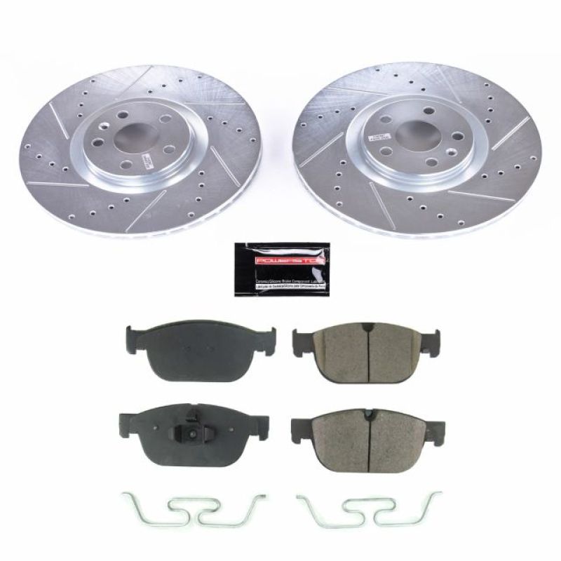 Power Stop 17-18 Volvo S90 Front Z23 Evolution Sport Brake Kit K7703