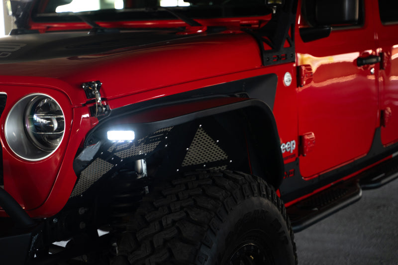 DV8 Offroad 20-23 Jeep Gladiator JT Slim Fender Flares FDGL-07