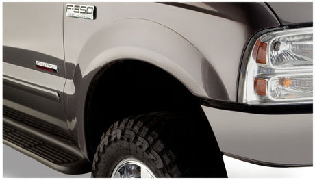 Bushwacker 99-07 Ford F-250 Super Duty Styleside Extend-A-Fender Style Flares 4pc - Black 20928-02