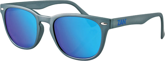 ZAN Throwback Nvs Sunglasses Matte Gunmetal W/Smoke Cyan EZNV04