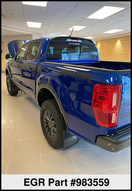 EGR 19-20 Ford Ranger Super Crew Rear Cab Truck Spoiler - Matte Black 983559