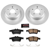 Power Stop 12-18 Ford Focus Rear Z17 Evolution Geomet Coated Brake Kit CRK5975