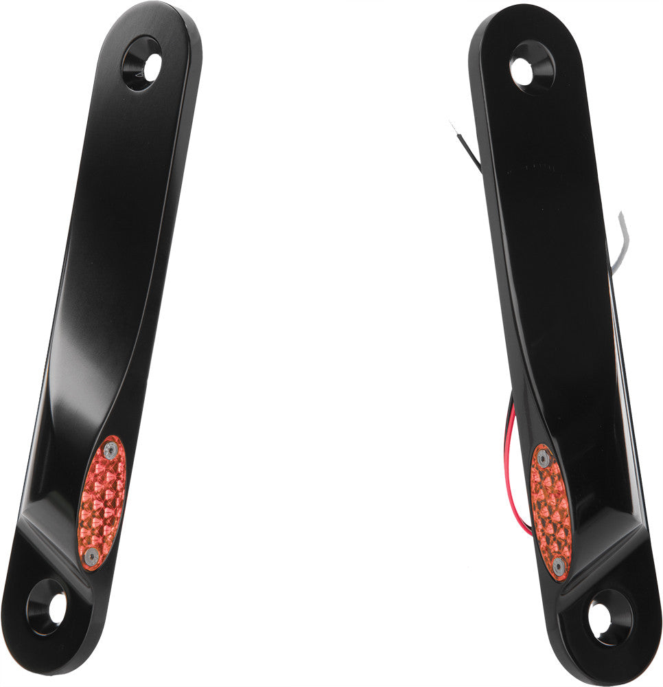 PRO ONE Led Front Signal Lights Flhx Flht W/O Spotlights Blk 909109B