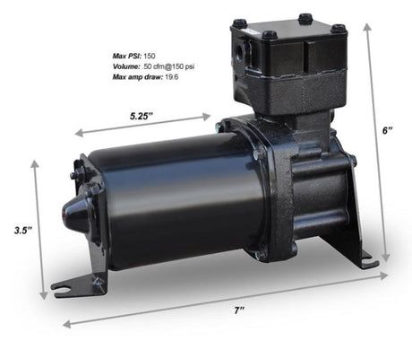 Ridetech Air Compressor 309 Model Thomas 31920002