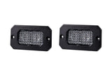 Diode Dynamics Stage Series 2 In LED Pod Pro - White Flood Flush RBL (Pair) DD6436P
