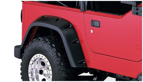 Bushwacker 97-06 Jeep TJ Pocket Style Flares 4pc - Black 10917-07