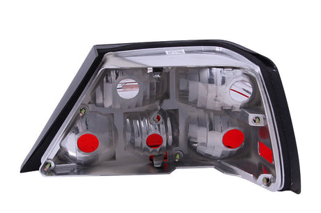 ANZO 1986-1995 Mercedes Benz E Class W124 Taillights Red/Clear 221159