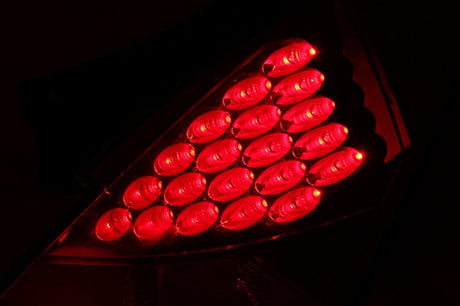 ANZO 2003-2005 Nissan 350Z LED Taillights Red 321083