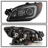 Spyder Subaru WRX 2006-2007 Projector Headlights - Halogen Only - Black PRO-YD-SWRX06-LBDRL-BK 5083920
