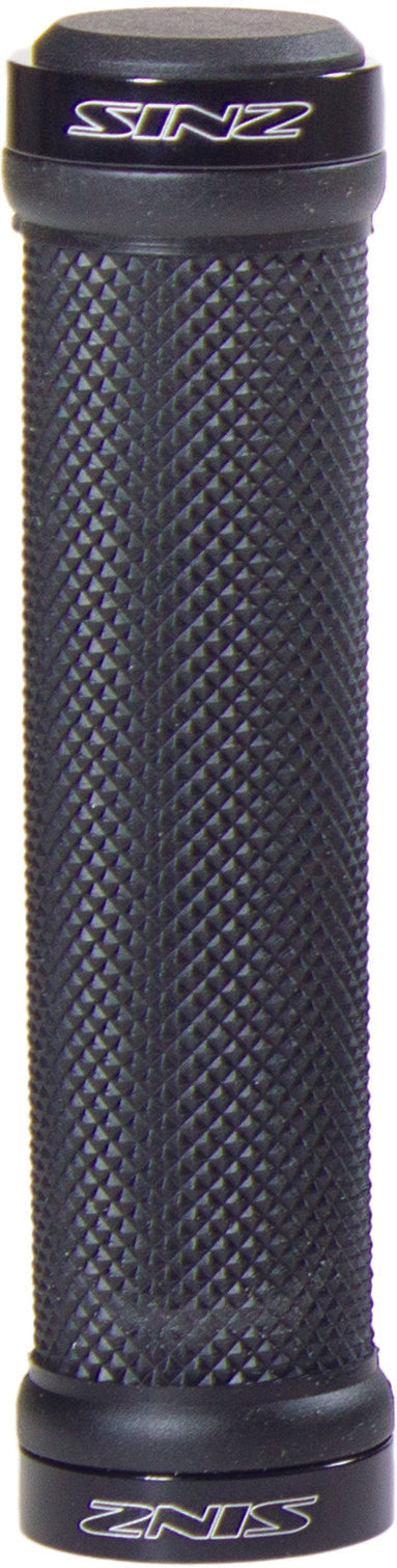 SINZ Lock-On Grips Black/Black 130mm 214006
