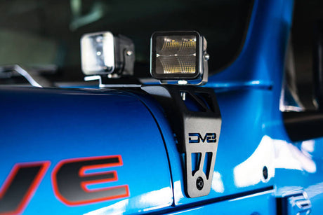 DV8 Offroad 20-22 Jeep JL 392/ Jeep JT Mojave Edition Dual Pod Light Mounts LBJL-06