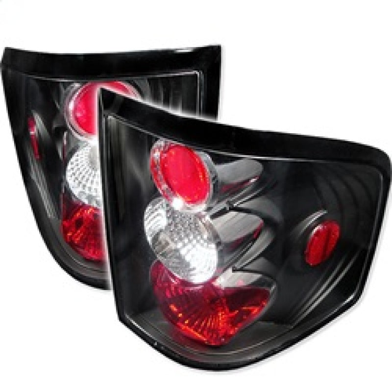 Spyder Ford F150 Flareside 04-08 Euro Style Tail Lights Black ALT-YD-FF15004FS-BK 5003225