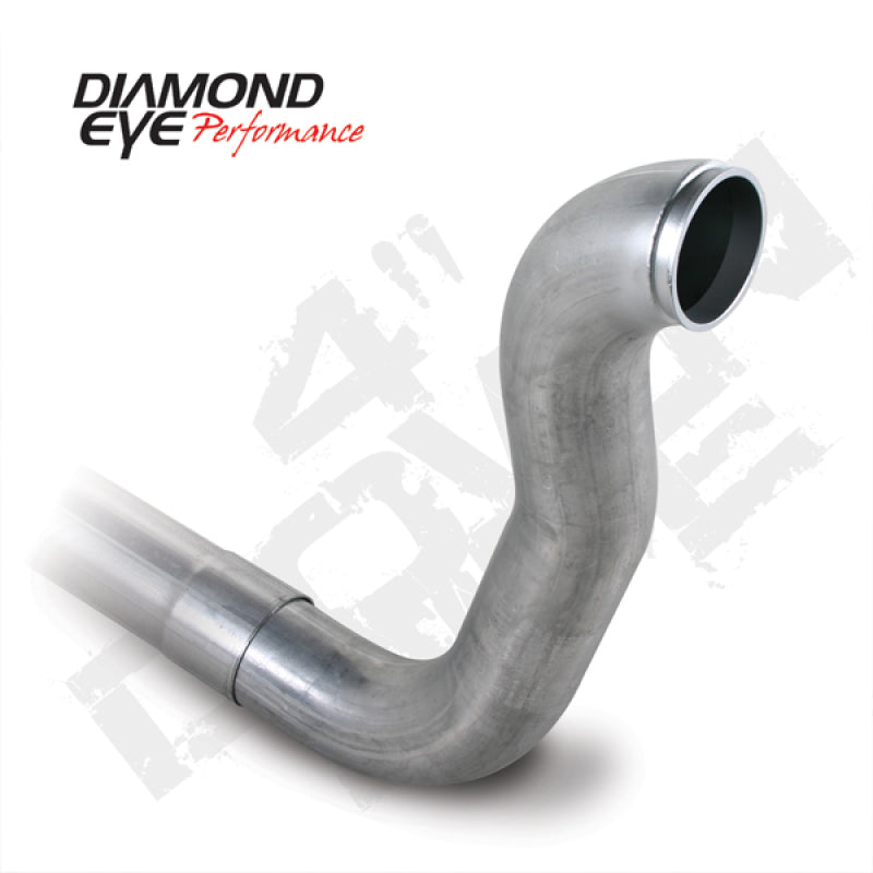 Diamond Eye DWNP 4in TB SGL W/ HX40 FLANGE AL DODGE 5.9L 2500/3500 89-93 4X4 ONLY 220105