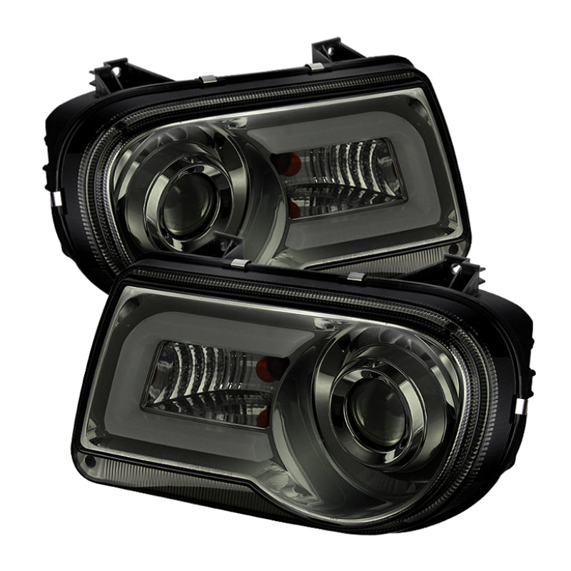 Spyder Chrysler 300C 05-10 Projector Headlights LED DRL Smoke High/Low H7 PRO-YD-C300C-DRL-SM 5075673