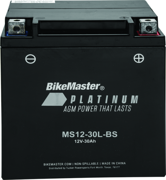 BikeMaster AGM Battery - MS12-30L-BS 780728