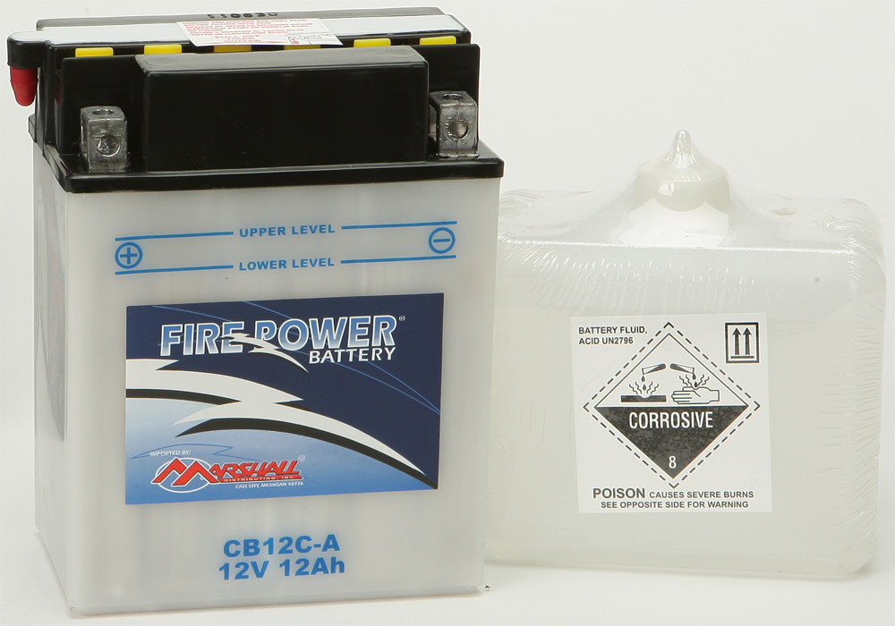 MARSHALLSBattery W/Acid Cb12c-A Fire PowerCB12C-A~MAR