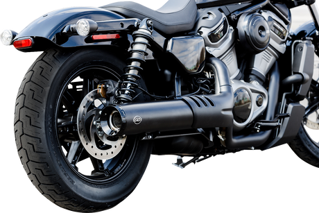 S&S CYCLE 4-1/2" Grand National Slip-On Muffler - Black 550-1074
