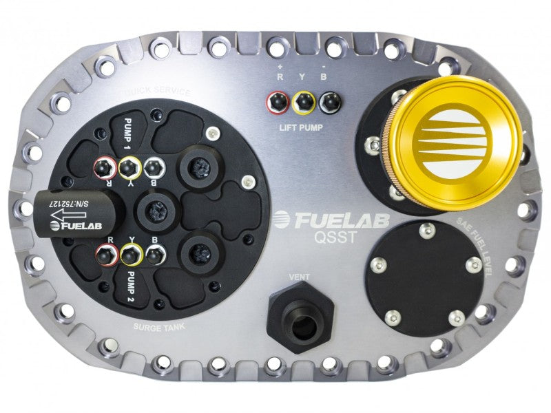 Fuelab Quick Service Surge Tank w/No Lift Pump & No Surge Pump - Titanium 62710-0