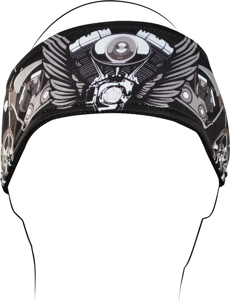 ZAN Headband (V-Twin Wings) HB001