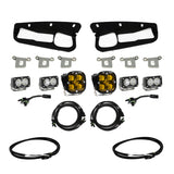 Baja Designs 2021+ Ford Bronco Amber SAE Fog Pocket Kit w/Upfitter 447762UP
